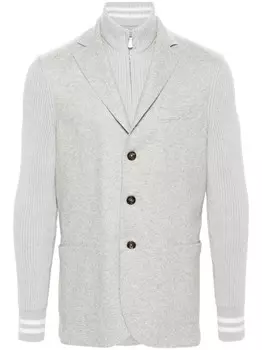 Eleventy однобортный блейзер, серый