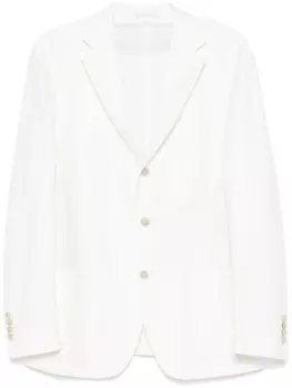 Eleventy однобортный пиджак, белый