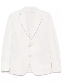Eleventy однобортный пиджак, белый