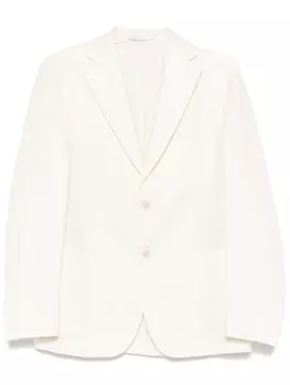 Eleventy однобортный пиджак, белый