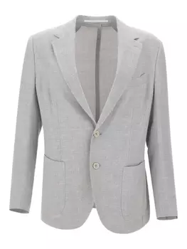 Eleventy однобортный пиджак, серый