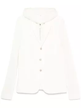 Eleventy пиджак со вставками, белый