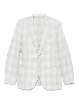 Eleventy пиджак в клетку, зеленый