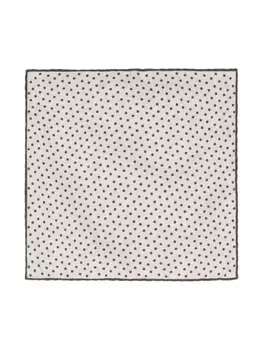 Eleventy платок-паше в горох, коричневый