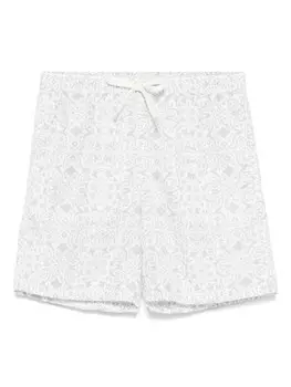 Eleventy плавки-шорты с принтом, серый