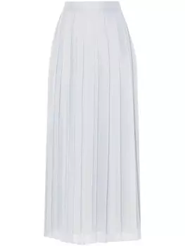 Eleventy плиссированная юбка миди, синий