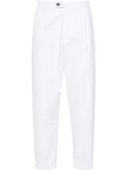 Eleventy плиссированные брюки, белый