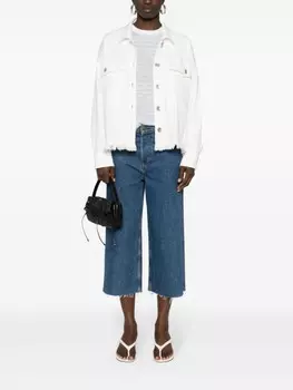 Eleventy полосатая футболка с круглым вырезом, синий