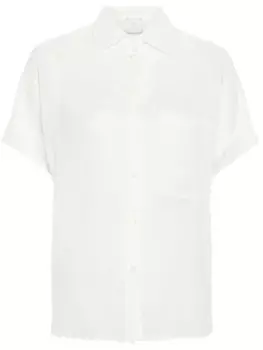 Eleventy полупрозрачная рубашка, белый