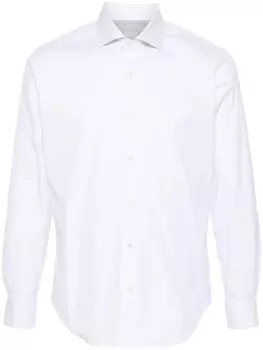 Eleventy поплиновая рубашка, белый