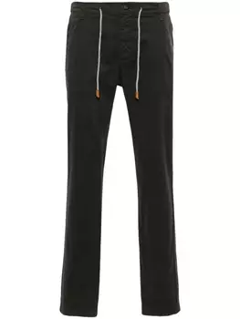 Eleventy прямые брюки чинос, черный