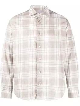 Eleventy рубашка Dandy с длинными рукавами, нейтральный цвет