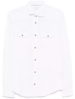 Eleventy рубашка на пуговицах, белый