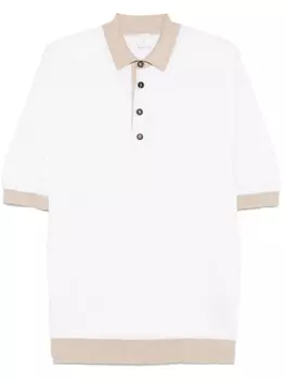 Eleventy рубашка поло с короткими рукавами, белый