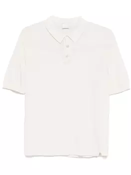 Eleventy рубашка поло с короткими рукавами, нейтральный цвет