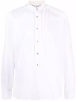 Eleventy рубашка с плиссировкой, белый