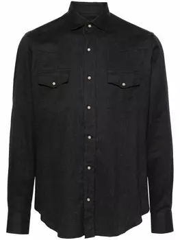 Eleventy рубашка Texas, серый