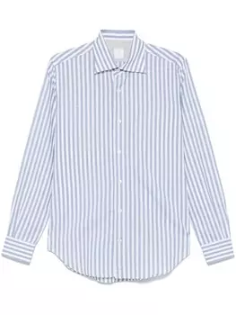 Eleventy рубашка в полоску, синий