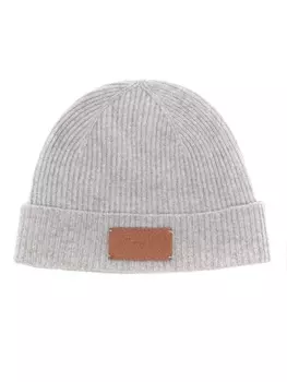 Eleventy шапка бини в рубчик из коллаборации с Mulberry, серый