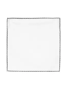 Eleventy шарф с декоративной строчкой и карманом, белый