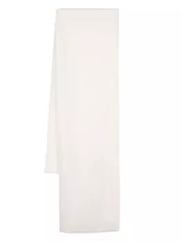 Eleventy шарф с логотипом, белый