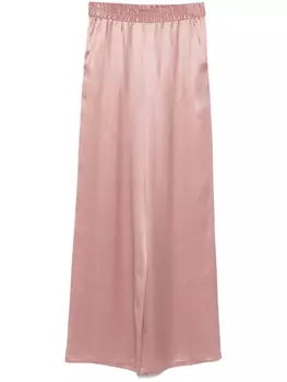Eleventy шелковые брюки, розовый
