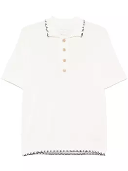 Eleventy шерстяная рубашка поло, белый