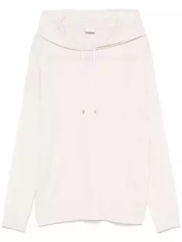 Eleventy шерстяное худи, нейтральный