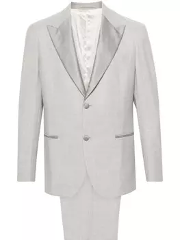 Eleventy шерстяной костюм, серый