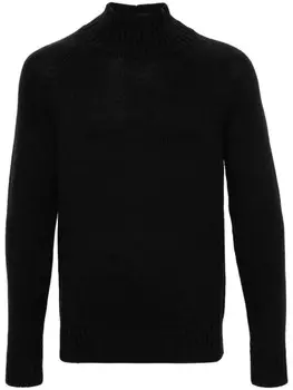 Eleventy шерстяной свитер, черный