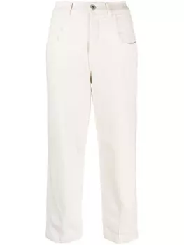 Eleventy широкие джинсы, нейтральный цвет