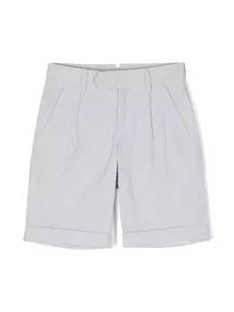 Eleventy шорты в клетку, серый