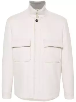 Eleventy стеганое пальто, нейтральный цвет