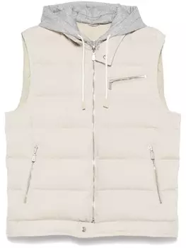 Eleventy стеганый жилет, нейтральный