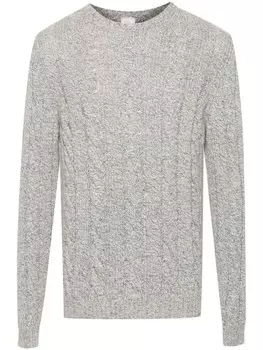 Eleventy свитер фактурной вязки, нейтральный цвет