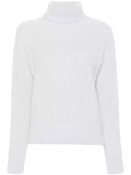 Eleventy свитер с высоким воротником, серый