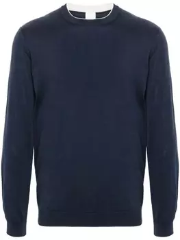 Eleventy свитер тонкой вязки, синий