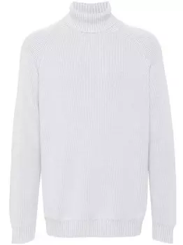 Eleventy свитер в рубчик, белый
