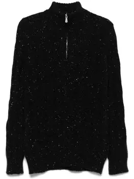 Eleventy свитер в рубчик, синий