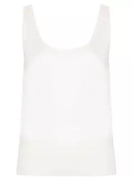 Eleventy топ в рубчик, белый