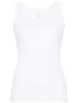 Eleventy топ в рубчик, белый