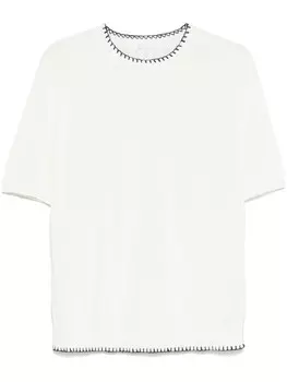 Eleventy трикотажная футболка, белый