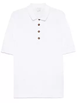 Eleventy трикотажная рубашка поло, белый