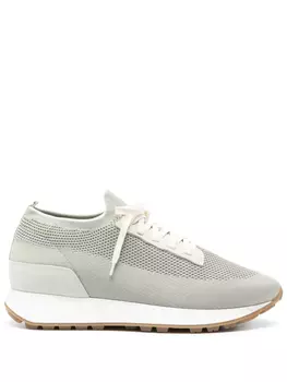 Eleventy трикотажные кроссовки, зеленый