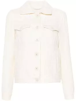 Eleventy твидовый жакет на пуговицах, серый