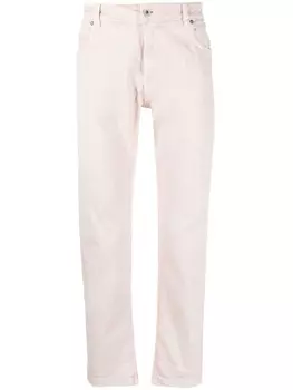 Eleventy укороченные брюки средней посадки, розовый