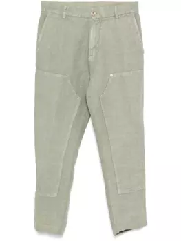 Eleventy укороченные брюки, зеленый