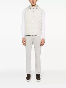 Eleventy узкие джинсы с пятью карманами, серый