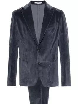 Eleventy вельветовый костюм, синий