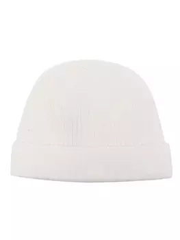 Eleventy вязаная шерстяная шапочка, белый